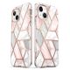 6. Etui Supcase Cosmo na iPhone 14 Plus - różowy marmur