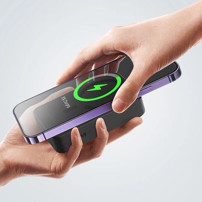 8. Powerbank magnetyczny Baseus EnerFill FM41 20000mAh 20W z kablem USB-C do USB-C 30cm - czarny