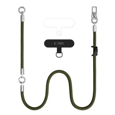 2. Smycz do telefonu Tech-Protect C10S Rope - zielona