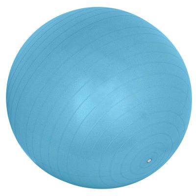 15. PIŁKA GIMNASTYCZNA DO ĆWICZEŃ FITNESS 65CM ANTIBURST NIEBIESKA