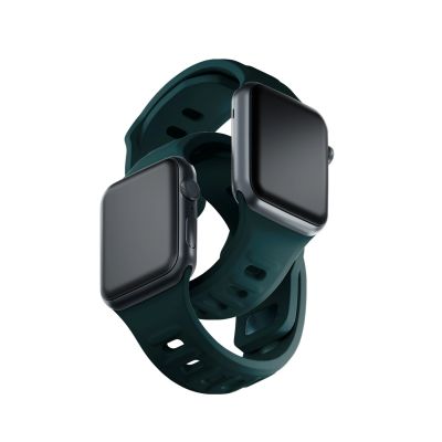 4. Pasek silikonowy 3mk Silicone Watch Strap do Apple Watch 38 / 40 / 41 mm - zielony
