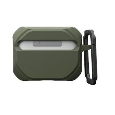 6. UAG Monarch - obudowa ochronna do AirPods Pro 3 (olive/silver)