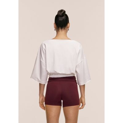 4. Koszulka damska CASALL Heavy Cotton Crop Tee kolor biały