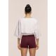 4. Koszulka damska CASALL Heavy Cotton Crop Tee kolor biały