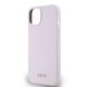 6. Etui DKNY Liquid Silicone Small Metal Logo MagSafe na iPhone 14 / 15 / 13 - różowe