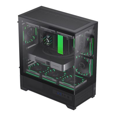 4. GameMax VISTA 2 AB Midi Tower Czarny