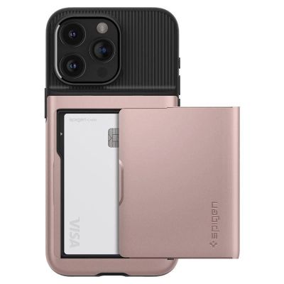 3. Etui Spigen Slim Armor CS na iPhone 15 Pro Max - różowe