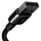 7. Baseus Tungsten kabel USB - Lightning 2,4 A 1 m czarny (CALWJ-01)