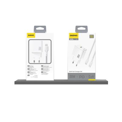 4. Ładowarka Dudao A26 PD20W GaN USB-C - biała