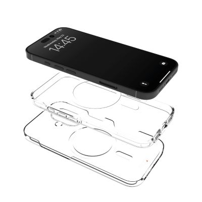 3. Etui silikonowe Puro Impact Clear D3O MagSafe do iPhone 16 Plus - przezroczyste