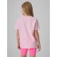 2. T-shirt bawełniany dziewczęcy 4F 4FJRSS26TTSHF3912-56S