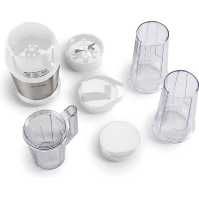 3. Blender Gorenje BN1000E, blat stołu, moc 1000 W, materiał słoika Tritan, pojemność słoika 0,75 L, kruszenie lodu, biały