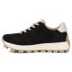 4. Skórzane półbuty sneakersy na platformie czarne Filippo DP7498