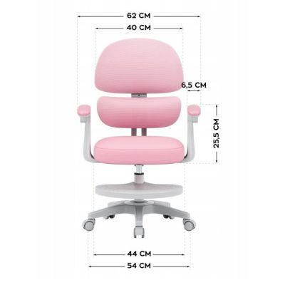 10. Fotel obrotowy Junior 4.4 Pink