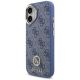 2. Etui Guess 4G Strass Logo & Big Strap Metal Buttons MagSafe na iPhone 17 - niebieskie