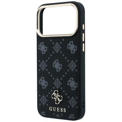 6. Etui Guess Peony 4G Small Logo MagSafe na iPhone 17 Pro / 18 Pro - czarne