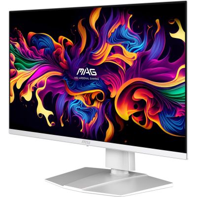 10. MSI MAG 272QPWDE QD-OLED X28 monitor komputerowy 67,3 cm (26.5") 2560 x 1440 px Wide Quad HD Biały
