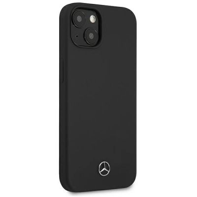 4. Etui Mercedes Silicone Line na iPhone 13 mini - czarne