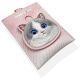 8. Zestaw Nimmy Big Eyed Pet 2.0 Cat 3w1 torebka na telefon + portfel + etui na lokalizator - różowy
