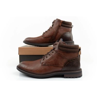 19. Wrangler George  buty męskie sztyblety trzewiki eleganckie modne brązowe