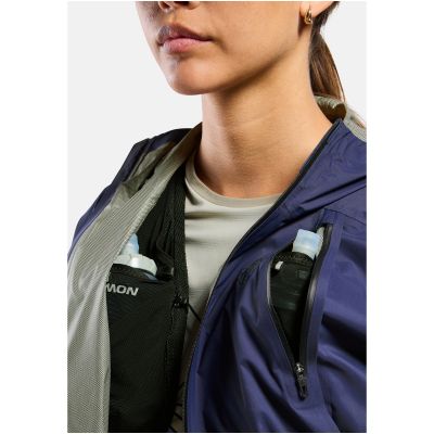 5. Kurtka przeciwdeszczowa damska Odlo X-ALP WATERPROOF PRO Jacket granatowa