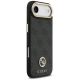 4. Etui Guess 4G Strass Logo & Big Strap Metal Buttons MagSafe na iPhone Air - czarne
