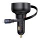 17. Ładowarka samochodowa Baseus Enjoyment Pro USB-C (żeńskie) / Lightning (męski) 60W - czarna