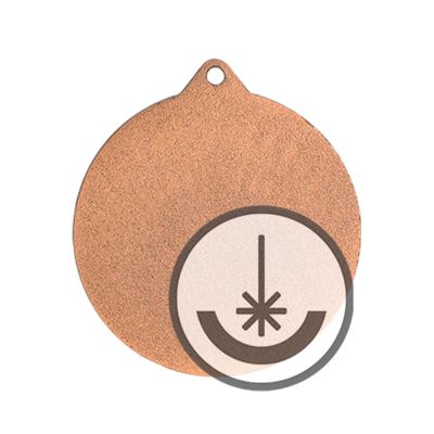 2. Medal grawerowany laserem- RMI