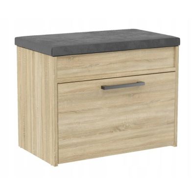 Szafka na buty ze schowkiem PARMA MINI 60x35xH49 sonoma