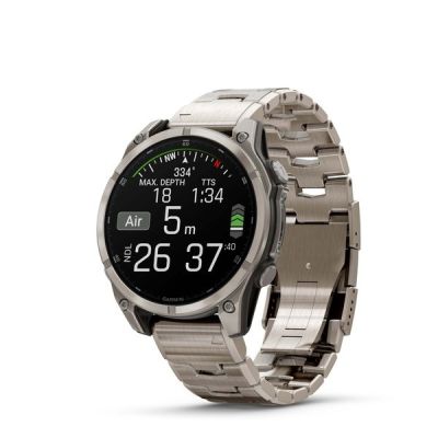 5. Zegarek sportowy Garmin Fenix 8 Amoled 47mm Sapphire Stainless Steel Bracelet