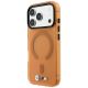 2. Etui BMW M IML Frosted Metal Logo & Trims MagSafe na iPhone 17 Pro / 18 Pro - pomarańczowe
