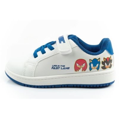2. Leomil buty sportowe dziecięce tenisówki Sonic lekkie na rzep białe