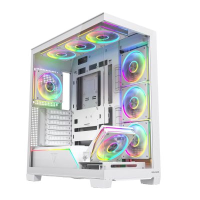 20. MODECOM OBUDOWA VOLCANO STELLAR PLUS ARGB MIDI 8F WHITE