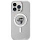 3. Etui Karl Lagerfeld Karl&Choupette Glitter MagSafe na iPhone 15 Pro Max - przezroczyste