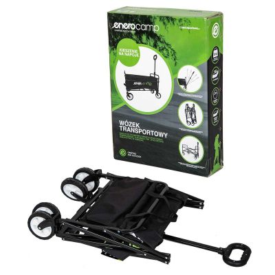 11. WÓZEK TURYSTYCZNO PLAŻOWY SKŁADANY 72x44x50CM Z UCHWYTEM