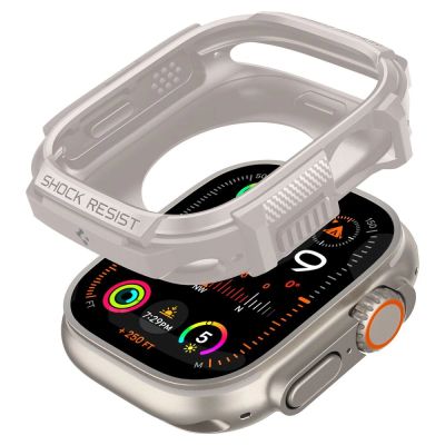8. Etui Spigen Rugged Armor na Apple Watch Ultra 1 / 2 (49 mm) - beżowe