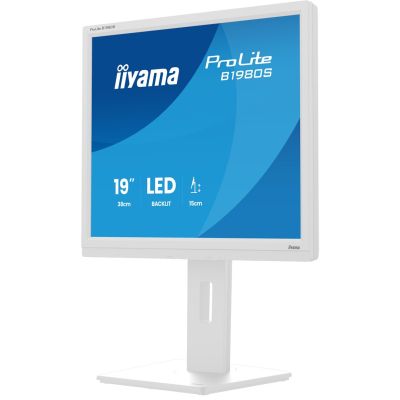 5. iiyama ProLite B1980S-W1 monitor komputerowy 48,3 cm (19") 1280 x 1024 px SVGA LED Biały