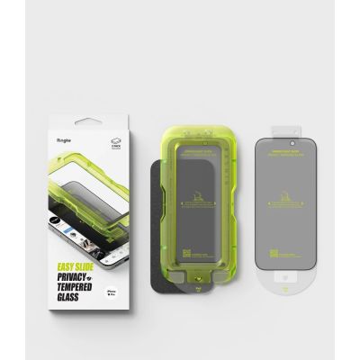 6. Szkło hartowane Ringke Easy Slide Privacy 2-Pack prywatyzujące na iPhone 18 Pro Max