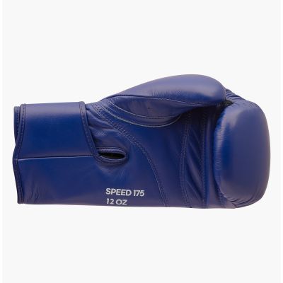 7. Rękawice boskerskie skórzane Adidas SPEED 175 niebieskie