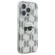 4. Etui Karl Lagerfeld IML Karl Head Electroplated na iPhone 16 Pro - przezroczyste