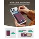 5. Portfel magnetyczny ESR Classic RFID Magnetic MagSafe - dark cherry