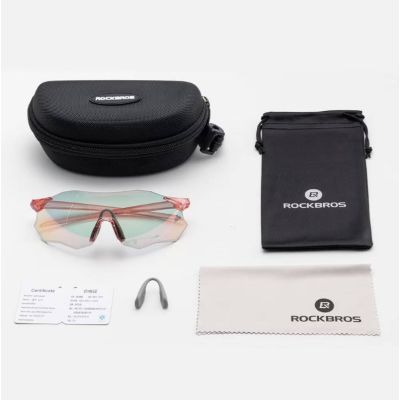 3. Rockbros okulary z fotochromem 14120012001 różowe