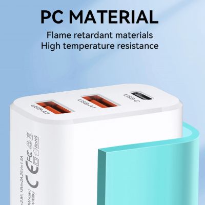 10. Ładowarka sieciowa Wozinsky CWCUCW 30W USB-C / 2 x USB-A - biała