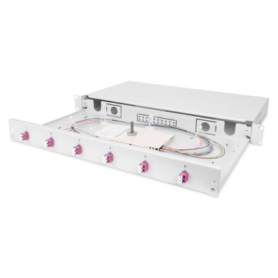 16. Digitus Panel światłowodowy, z wyposażeniem, LC, OM4