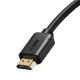 3. Baseus kabel przewód HDMI 2.0 4K 60 Hz 3D HDR 18 Gbps 2 m czarny (CAKGQ-B01)