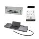4. i-tec Metal C31FLATDOCKPDPRO stacja dokująca Przewodowa USB 3.2 Gen 1 (3.1 Gen 1) Type-C Szary