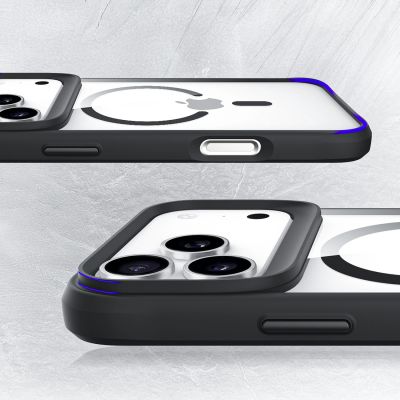 15. Etui 3mk Satin Armor MagCase na iPhone 17 Pro Max - przezroczysto czarne