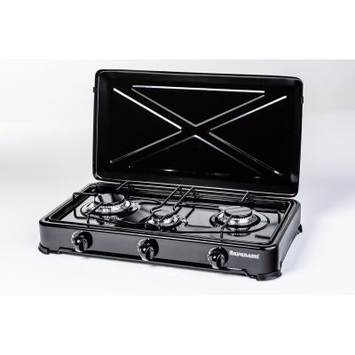 2. Kuchenka Ravanson K-03TB (Płyta gazowa; 3 pola grzejne)