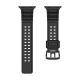 5. Pasek Strap Triple Protection do Apple Watch 38 / 40 / 41 mm pasek bransoleta - czarny
