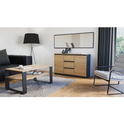 4. KOMODA 2 DRZWI 3 SZUFLADY ANT/ART BLAT ARTISAN KPL